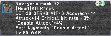 Ravager's Mask +2 description.png