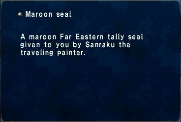 Maroon Seal